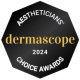 Dermascope Aestheticians' Choice Awards 2024 logo image.